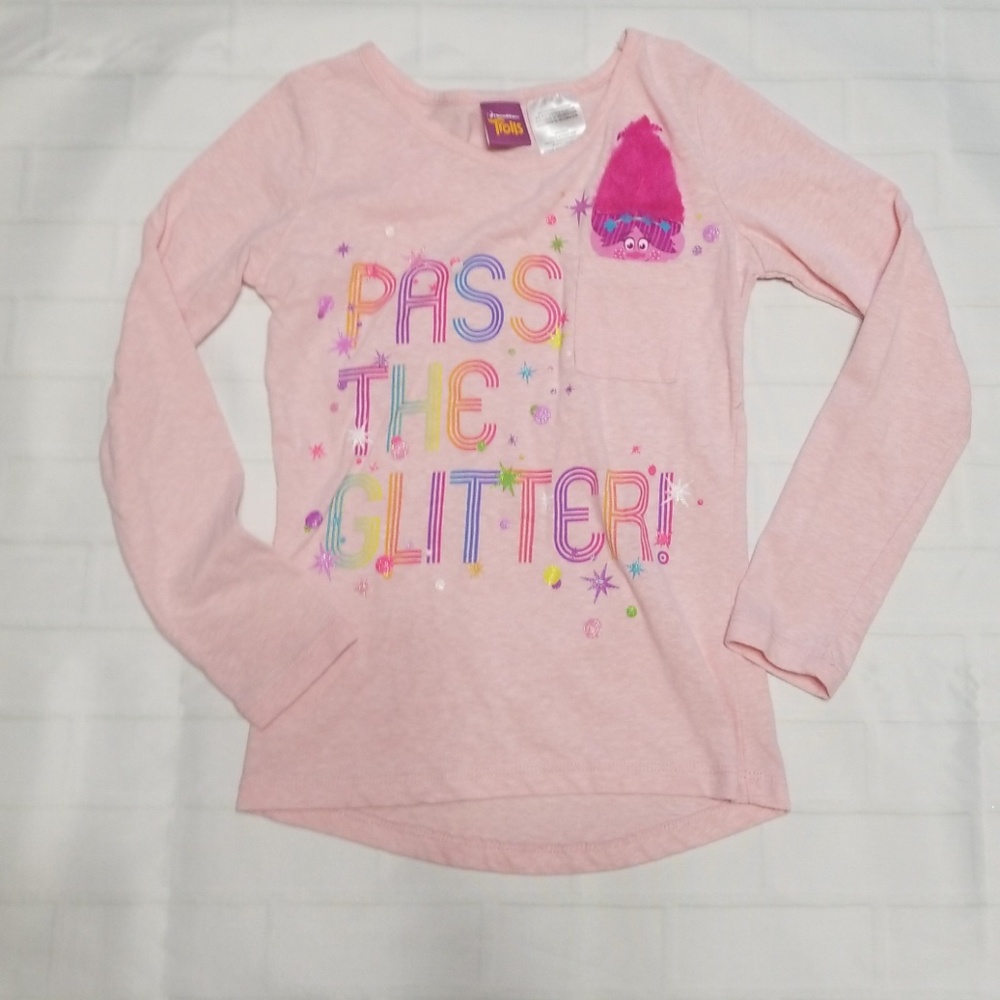 Girl's Trolls shirt M 7/8